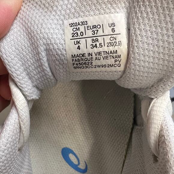 ASICS Gel Quantum 360 VII Sneaker Aqua Angel / White Walking Shoe Workout 6.0 - Picture 7 of 7